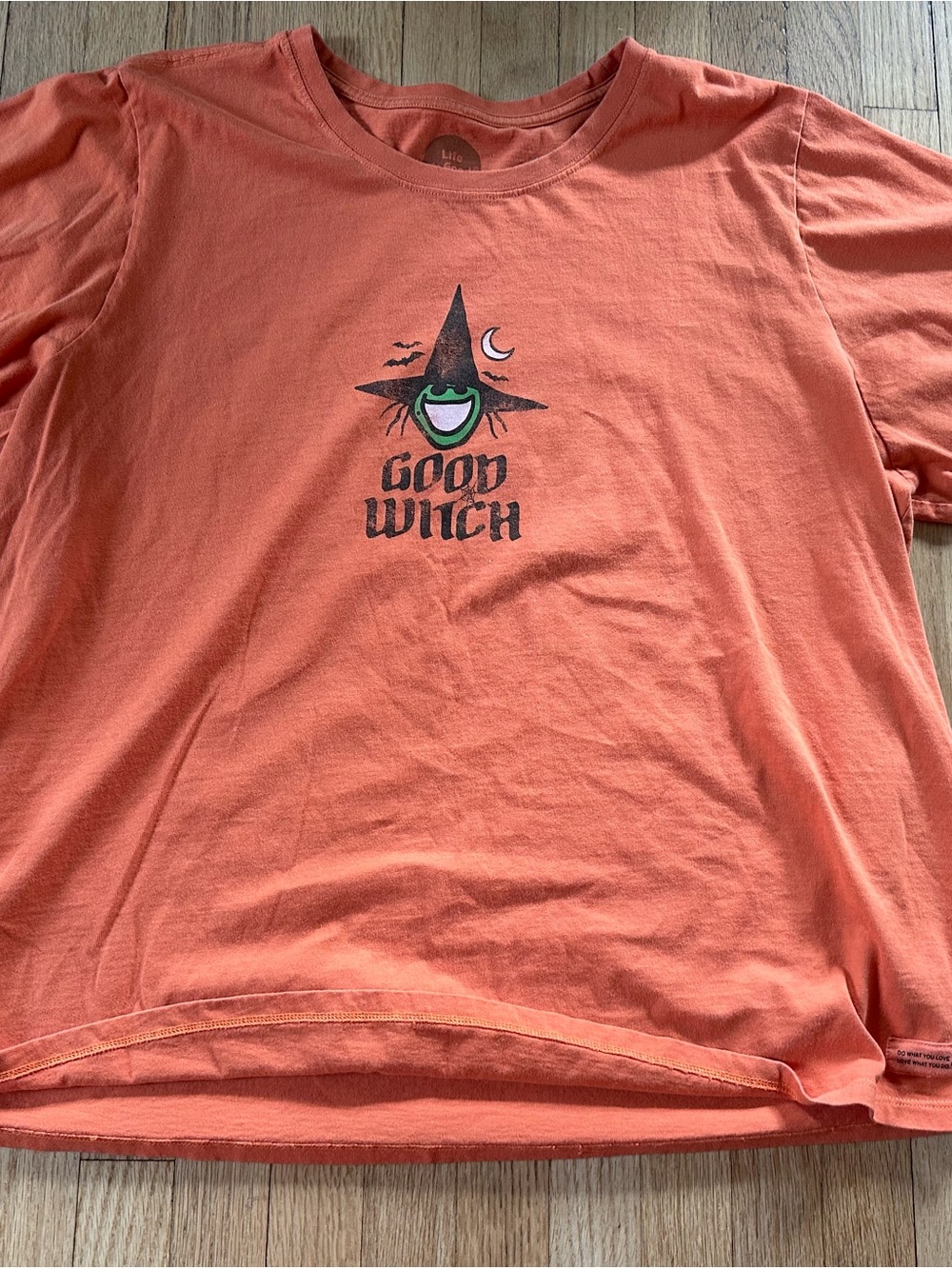 Life Is Good Orange 'Good Witch' Graphic Tee 3XL